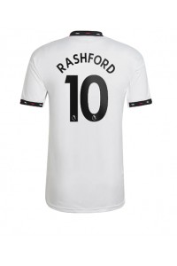 Manchester United Marcus Rashford #10 Fotballdrakt Borte Klær 2022-23 Korte ermer